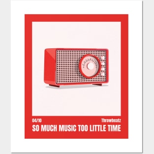 So Much Music Too Little Time ║ Throwbeatz - 04/10 Posters and Art